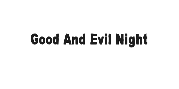 Good And Evil Night Logo