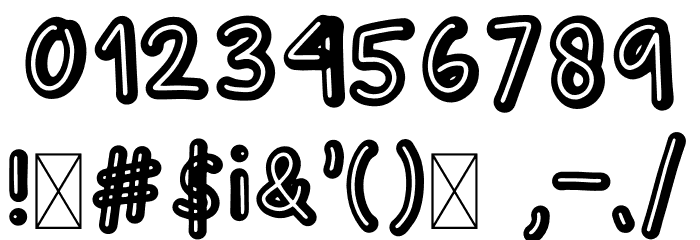 Good Books Font OTHER CHARS