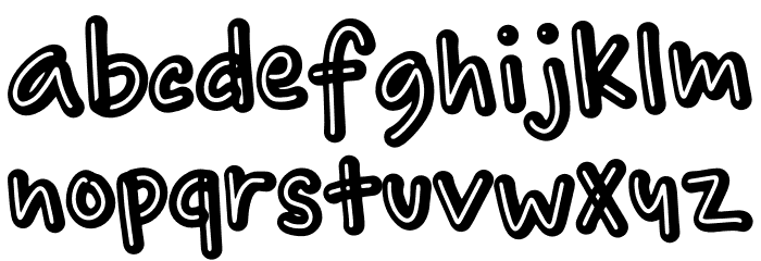 Good Books Font LOWERCASE
