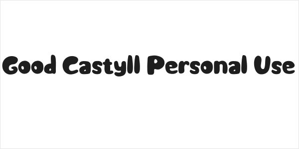 Good Castyll Personal Use Logo