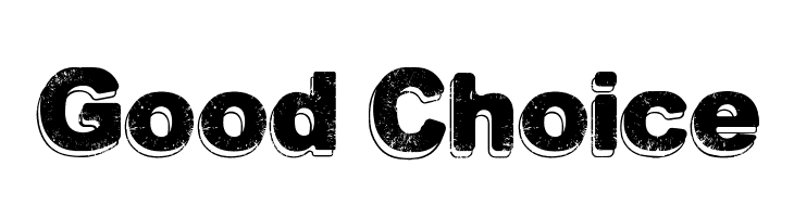 Good Choice  免费字体下载