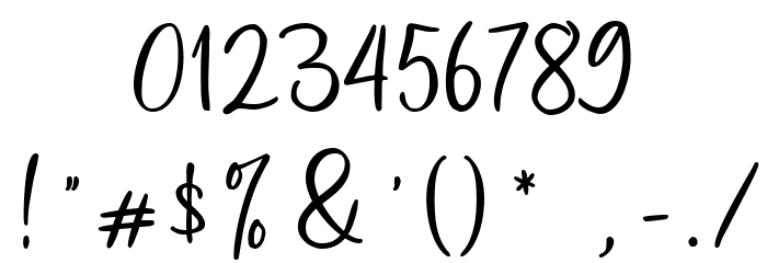 Good Creame Regular Font OTHER CHARS