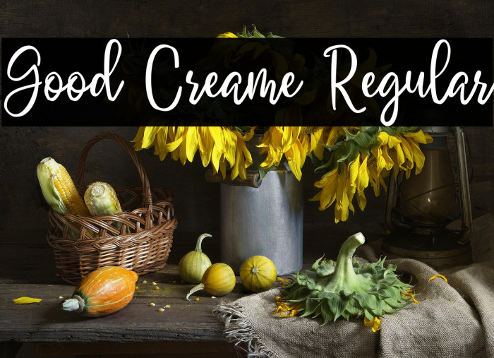 Good Creame Regular Example 1