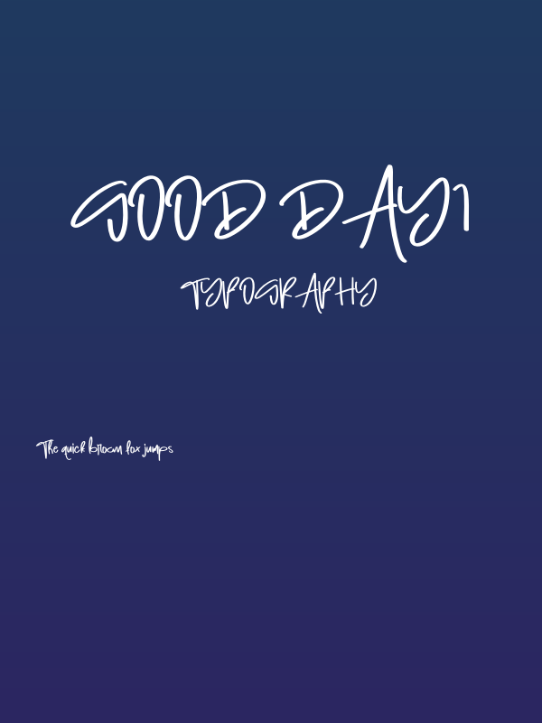 Good Day1 Poster