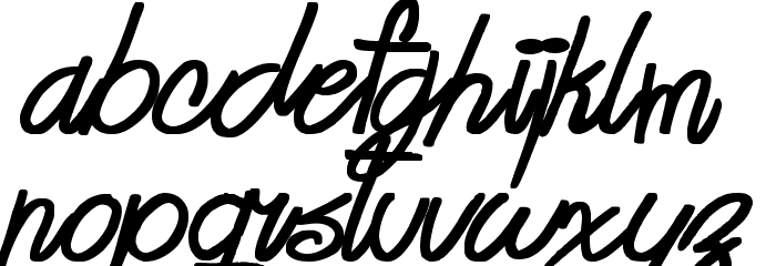 Good Day Font LOWERCASE