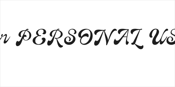 Good Faster PERSONAL USE Regular Logo