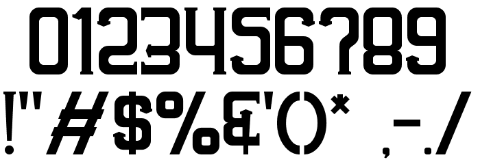Good Father Font OTHER CHARS