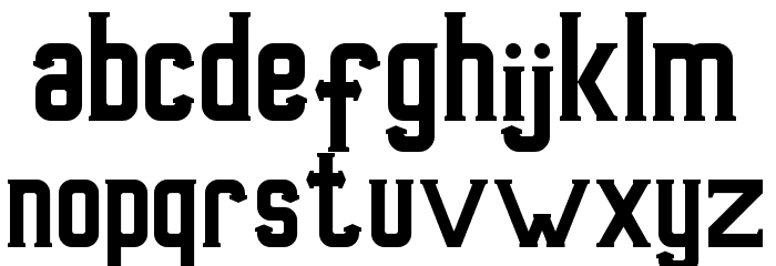 Good Father Font LOWERCASE