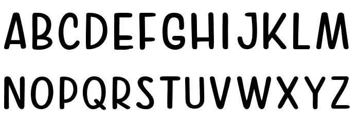 Good Feeling Sans Font LOWERCASE
