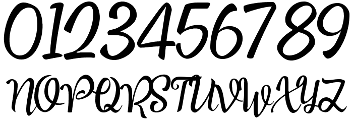 Good Feeling Script Font OTHER CHARS