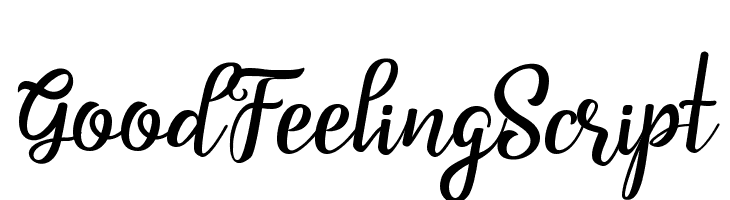 Good Feeling Script  Descarca Fonturi Gratis
