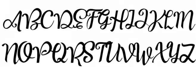 Good Feeling Script Schriftart Groß