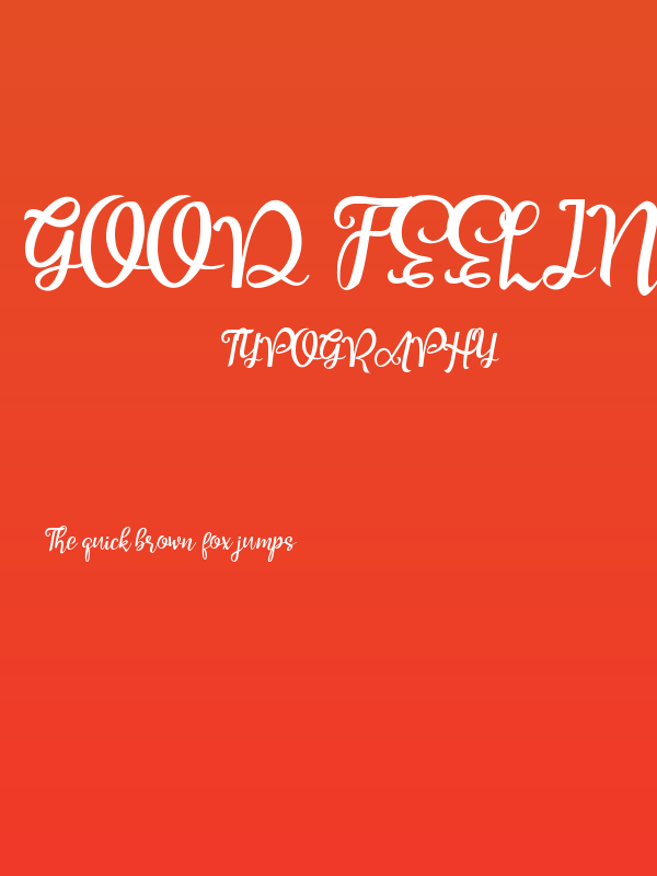 Good Feeling Script Poster