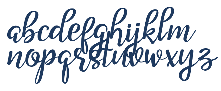 Good Feeling Script Lowercase