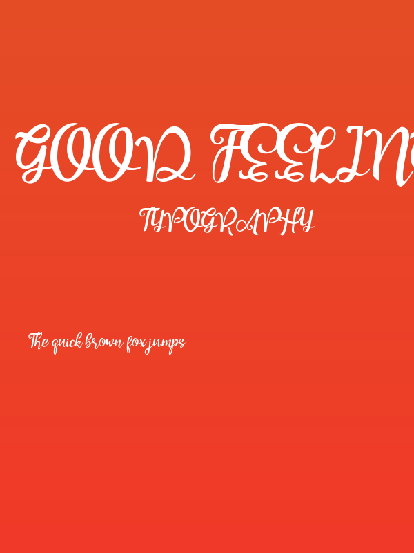 Good Feeling Script Poster