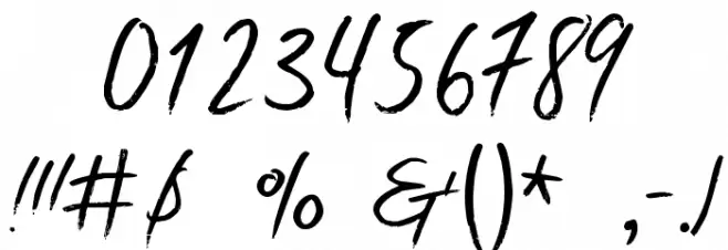 Good Foot フォント その他の文字