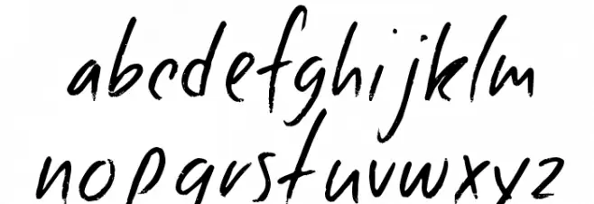 Good Foot Font LOWERCASE