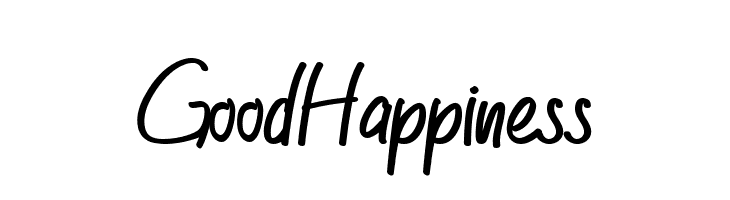 Good Happiness  Frei Schriftart Herunterladen