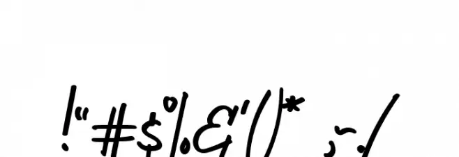 Good Happiness Font OTHER CHARS