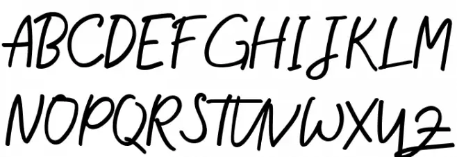 Good Happiness Schriftart Groß