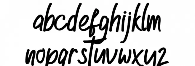 Good Happiness 字体 小写