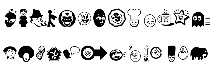 Good Head フォント 小文字