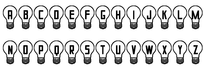 Good Idea St Font LOWERCASE