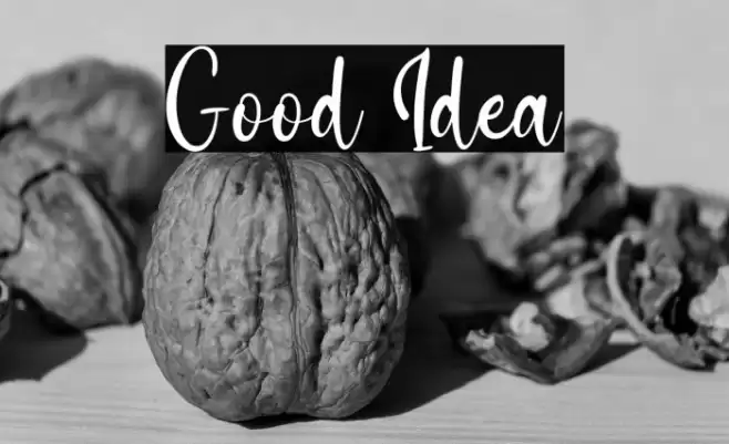 Good Idea Font examples