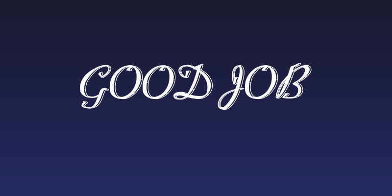 Good Job Social Header