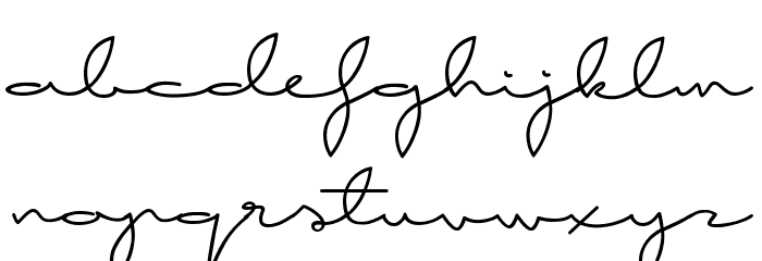 Good Karma demo Font LOWERCASE