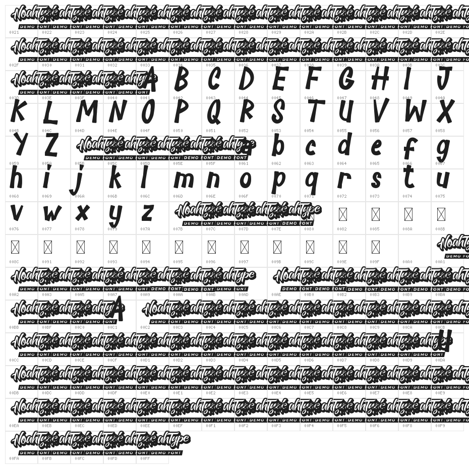 Good Kids Demo Character Map