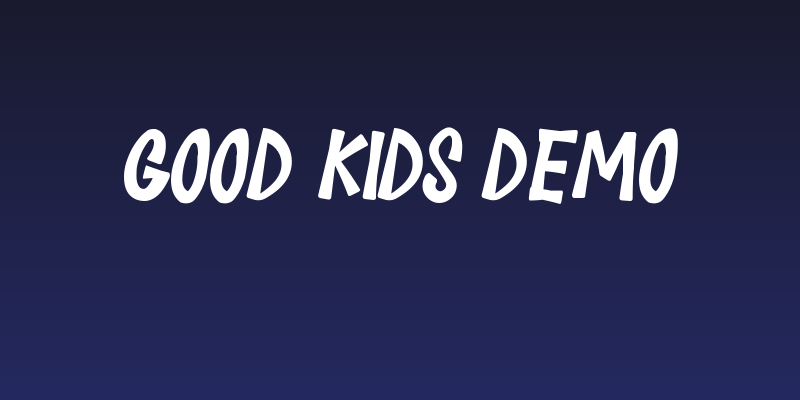 Good Kids Demo Social Header