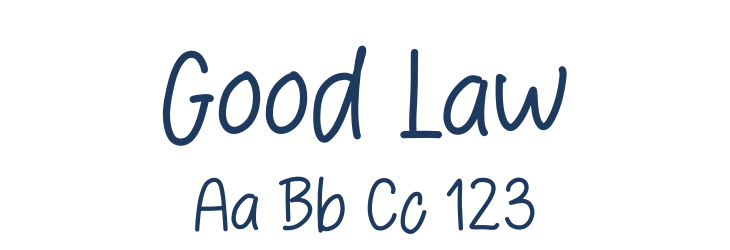 Good Law Font Preview