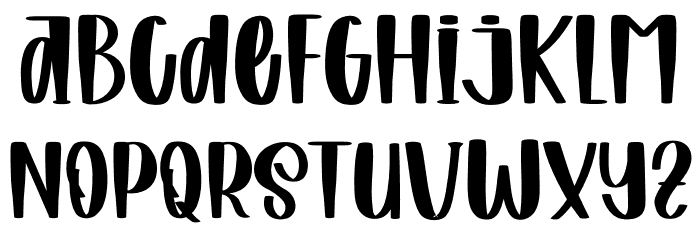 Good Looking Font LOWERCASE