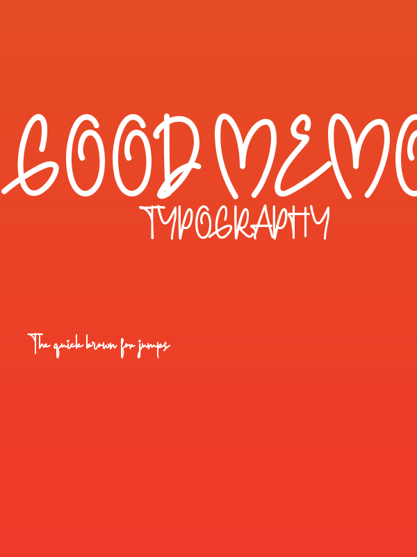 Good Memories Demo Script Poster