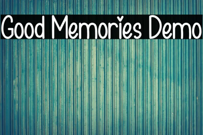 Good Memories Demo Example 3
