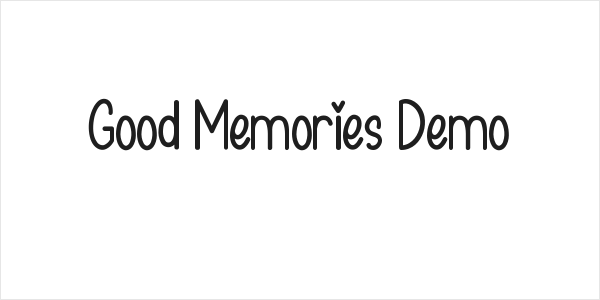 Good Memories Demo Logo