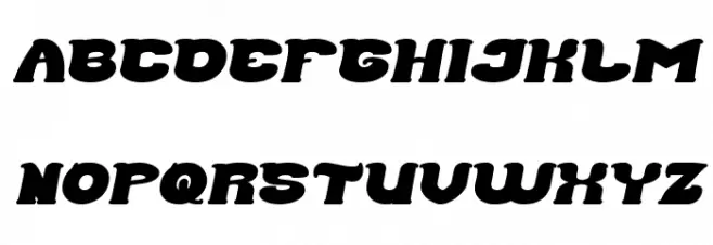 Good Morning Bold Italic 字体 大写