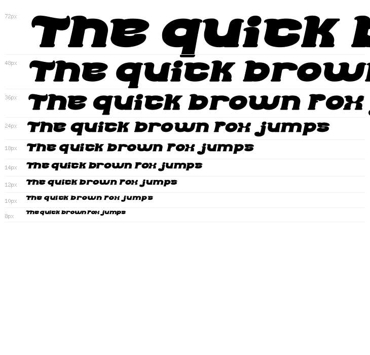 Good Morning Bold Italic Waterfall