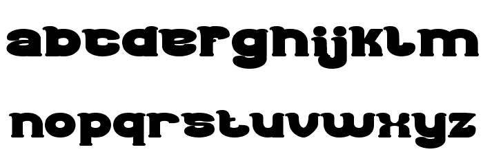 Good Morning Bold Font LOWERCASE
