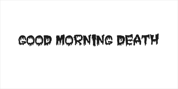 Good Morning Death Logo