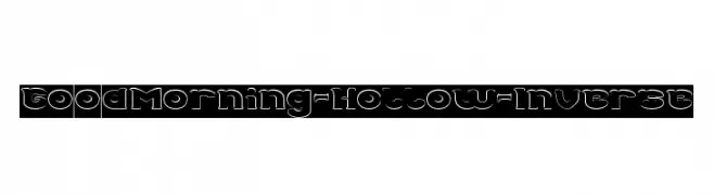 Good Morning-Hollow-Inverse  Fuentes Gratis Descargar