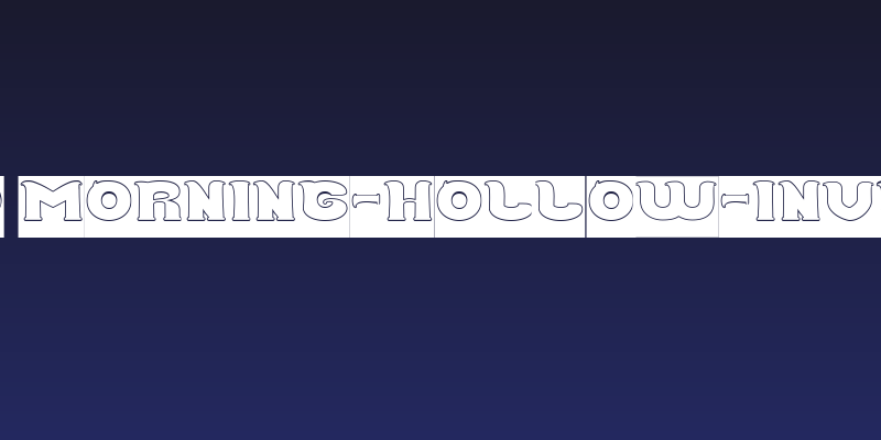 Good Morning-Hollow-Inverse Social Header