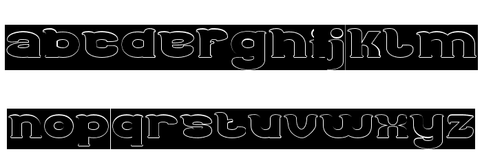 Good Morning-Hollow-Inverse Font LOWERCASE