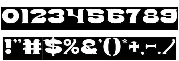 Good Morning-Inverse Font OTHER CHARS