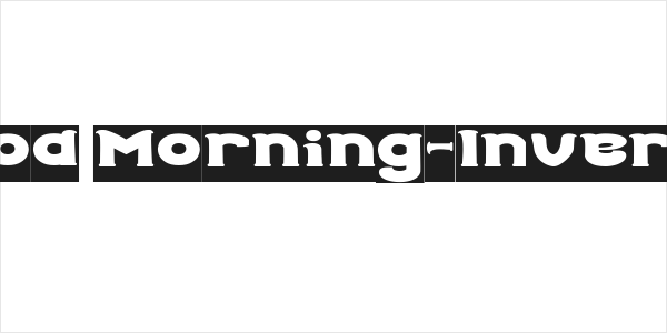 Good Morning-Inverse Logo
