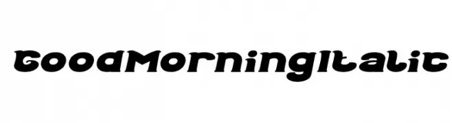 Good Morning Italic  Fuentes Gratis Descargar