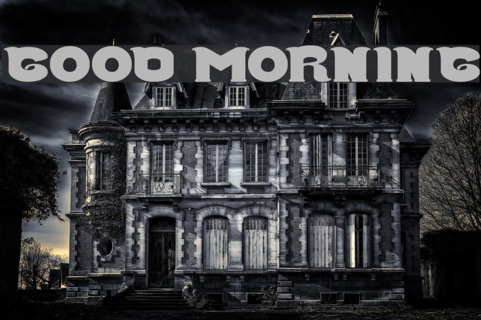 Good Morning Font examples