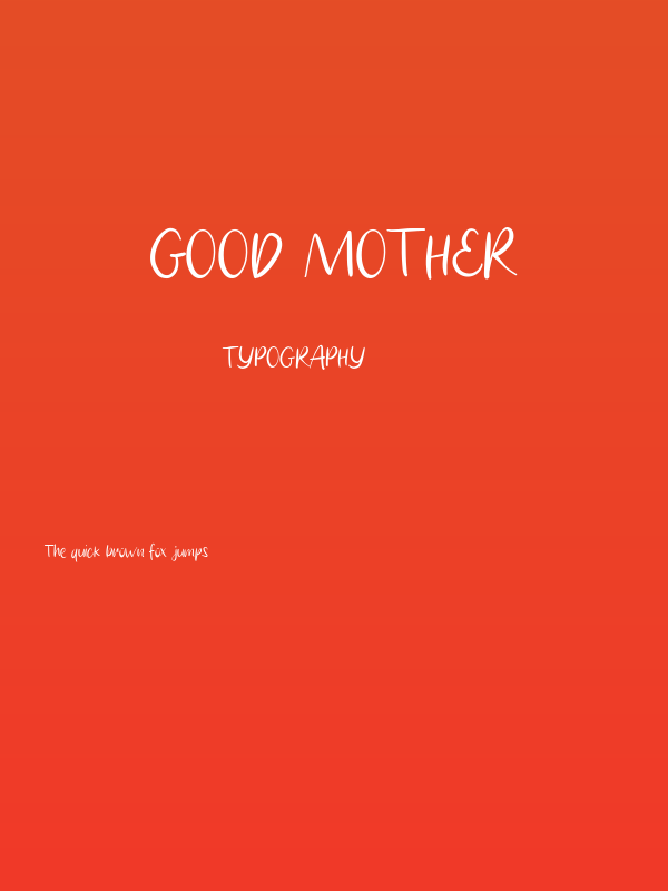 Good Mother Poster