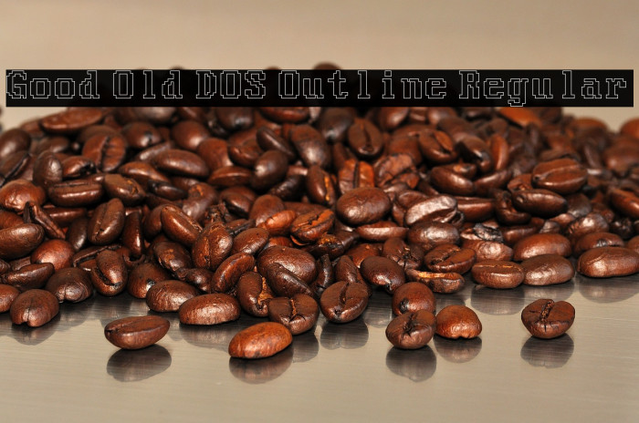 Good Old DOS Outline Regular Example 2